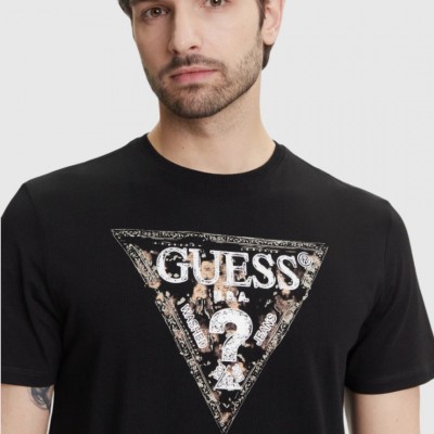 Camiseta Guess Negra Hombre... 2