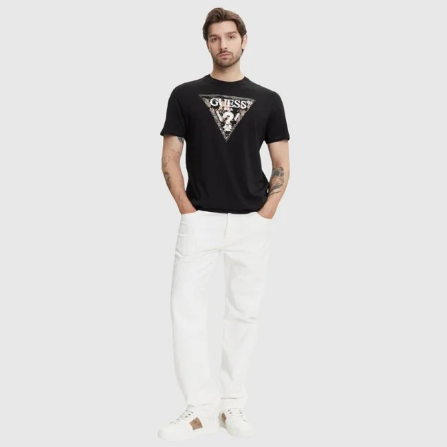 Camiseta Guess Negra Hombre