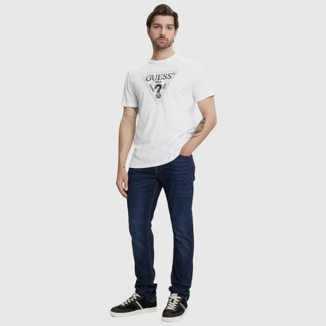 Camiseta Guess Blanca Hombre