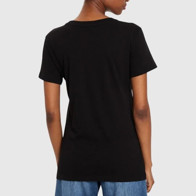 Camiseta Armani Exchange Negra Mujer