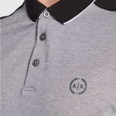 Polo Armani Exchange Gris y... 2