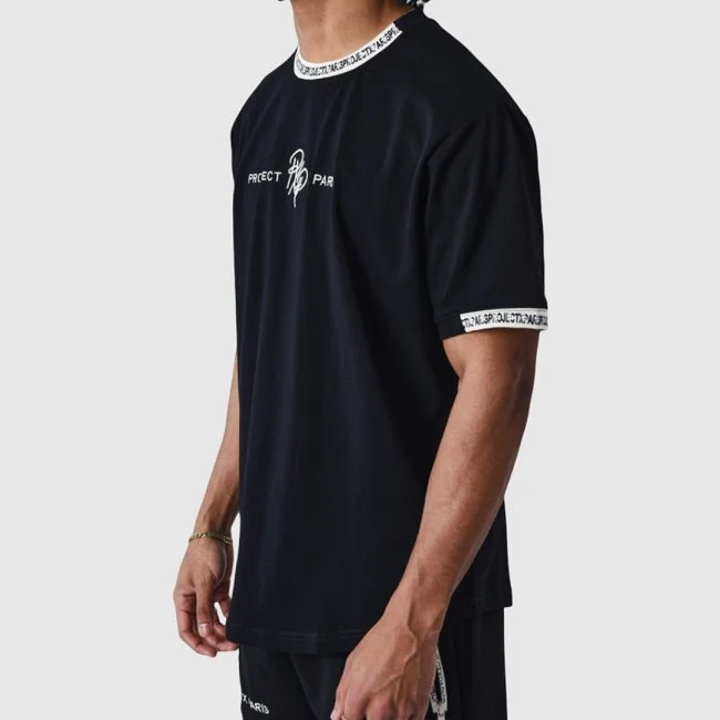 Camiseta Project x Paris Negra Hombre