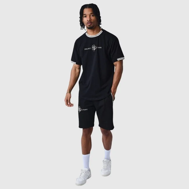 Camiseta Project x Paris Negra Hombre
