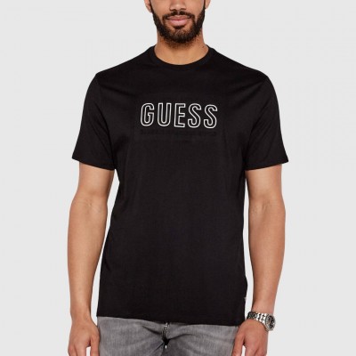 Camiseta Guess Negra Hombre...