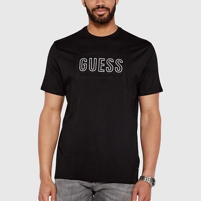 Camiseta Guess Negra Hombre...