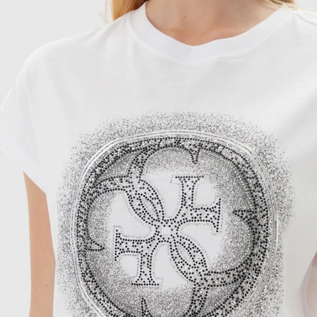 Camiseta Guess Blanca Mujer