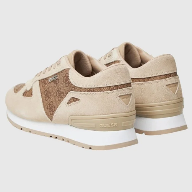 Zapatillas Guess Beige y Marrón Mujer