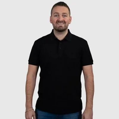 Polo Boss Negro Hombre