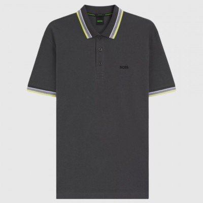 Polo Boss Negro Hombre