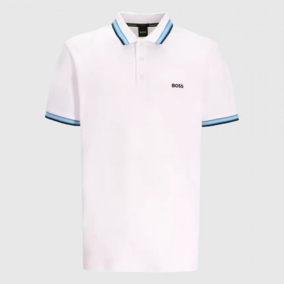 Polo Boss Blanco Hombre