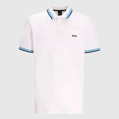 Polo Boss Blanco Hombre