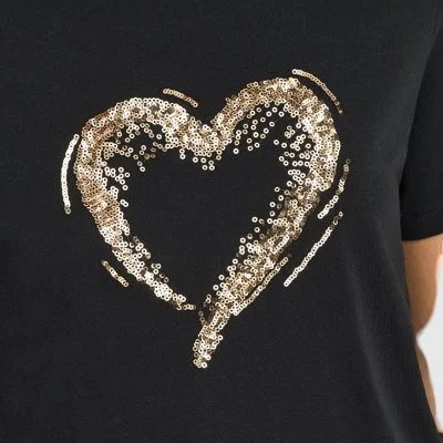 Camiseta ONLY Negra Mujer 2