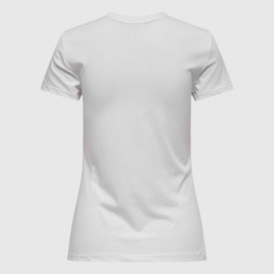 Camiseta ONLY Blanca Mujer... 2