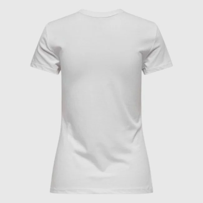 Camiseta ONLY Blanca Mujer