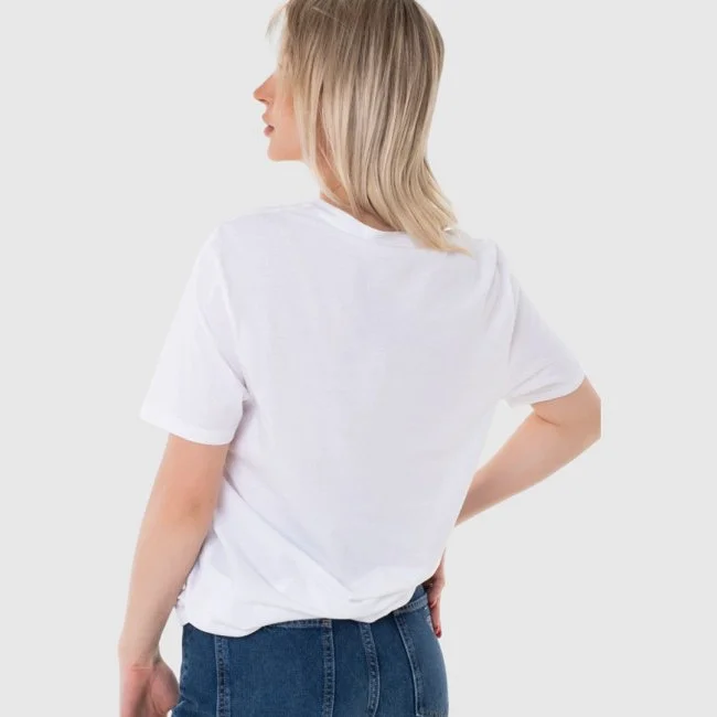 Camiseta Guess Blanca Mujer Camiseta Guess Blanca Mujer