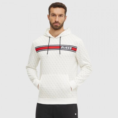 Sudadera Guess Blanca Hombre