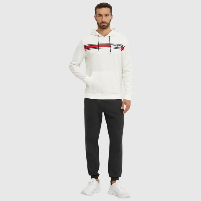 Sudadera Guess Blanca Hombre Sudadera Guess Blanca Hombre