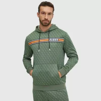 Sudadera Guess Verde Hombre
