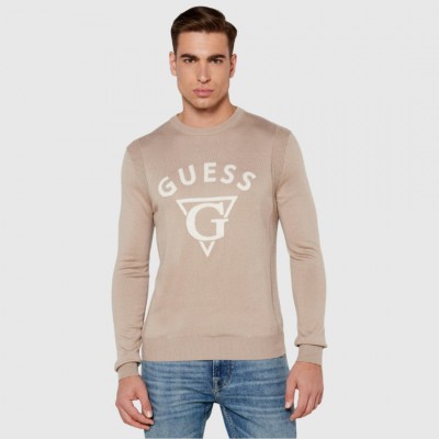 Sudadera Guess Beige Hombre