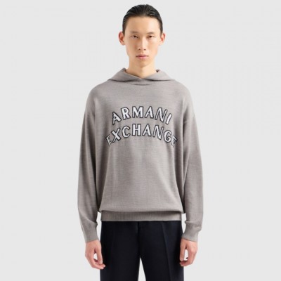 Sudadera Armani Gris Hombre