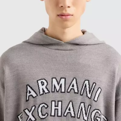 Sudadera Armani Gris Hombre 2