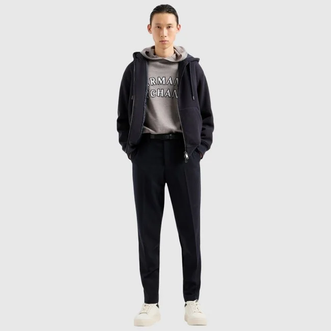 Sudadera Armani Gris Hombre Sudadera Armani Gris Hombre