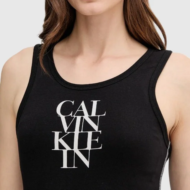 Vestido Calvin Klein Negro Mujer Vestido Calvin Klein Negro Mujer