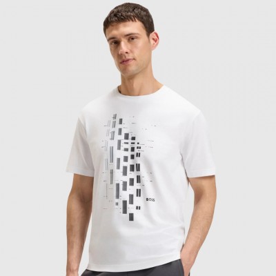Camiseta Boss Blanca Hombre