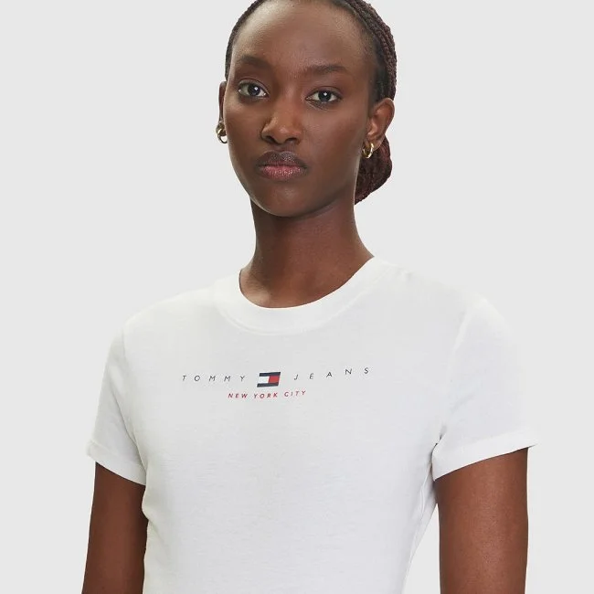Camiseta Tommy Hilfiger Blanca Mujer
