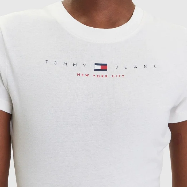 Camiseta Tommy Hilfiger Blanca Mujer