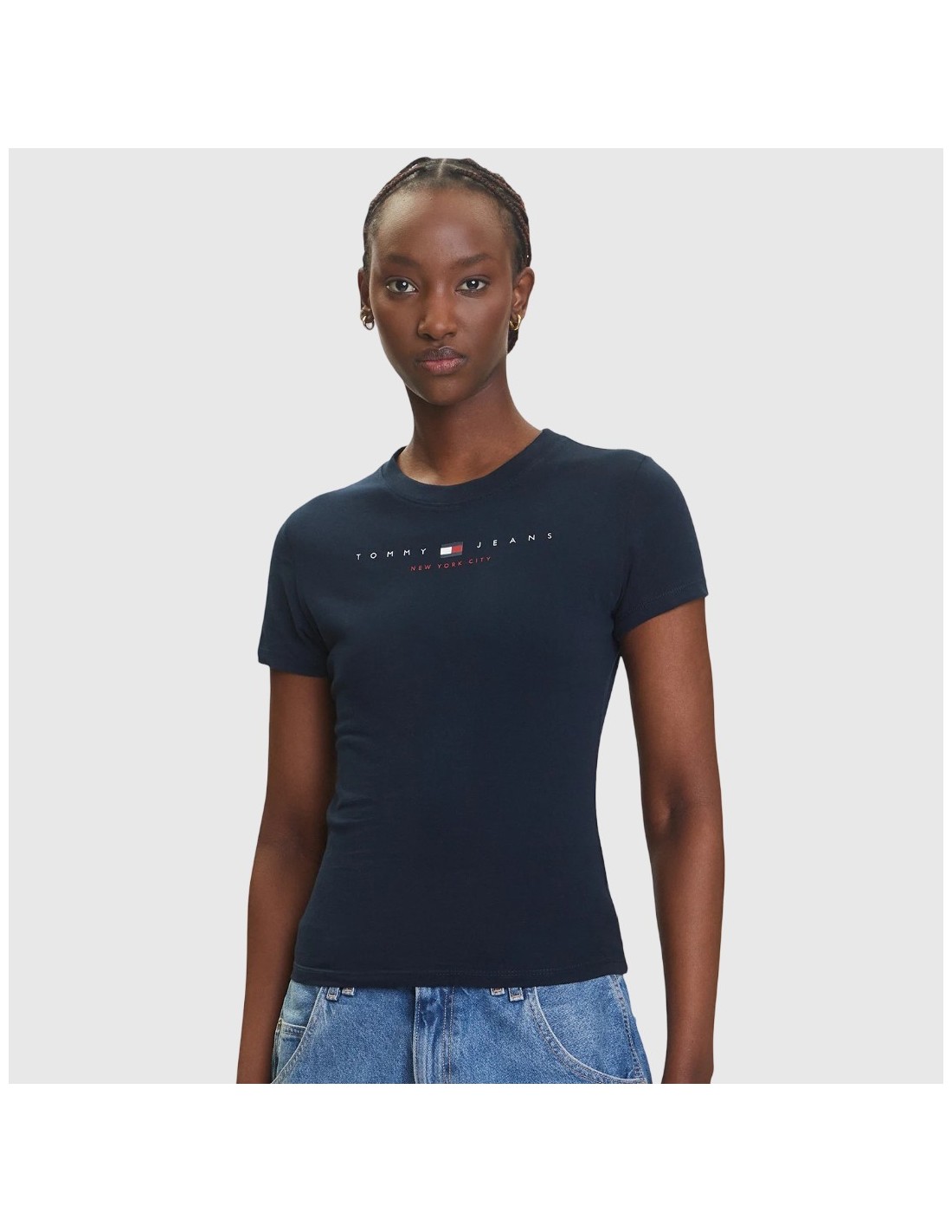 Camiseta Básica Camisetas Tommy De Mujer Camisa Tommy Tommy Denim