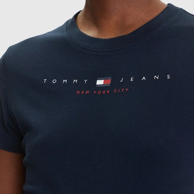 Camiseta Tommy Hilfiger Azul Marino...