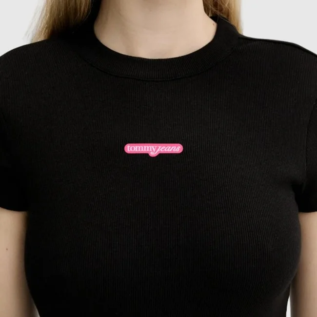 Vestido Tommy Hilfiger Negro Mujer Vestido Tommy Hilfiger Negro Mujer