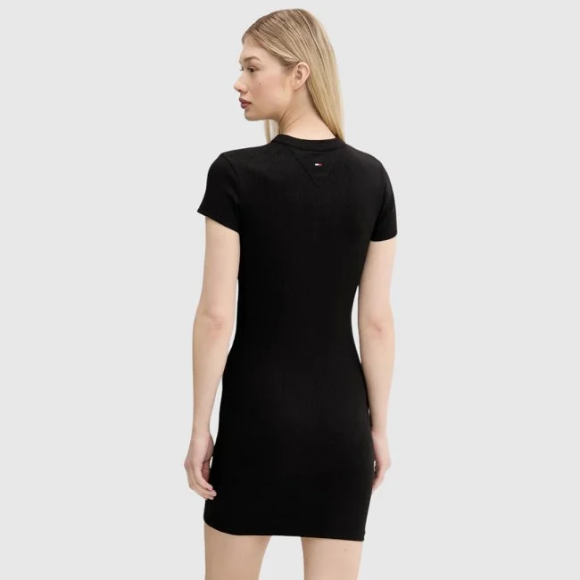 Vestido Tommy Hilfiger Negro Mujer Vestido Tommy Hilfiger Negro Mujer
