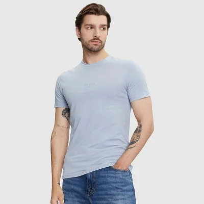 Camiseta Guess Azul Hombre