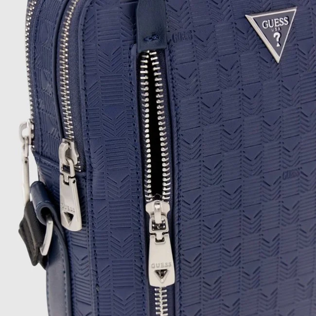 Bandolera Guess Azul Marino Hombre Bandolera Guess Azul Marino Hombre