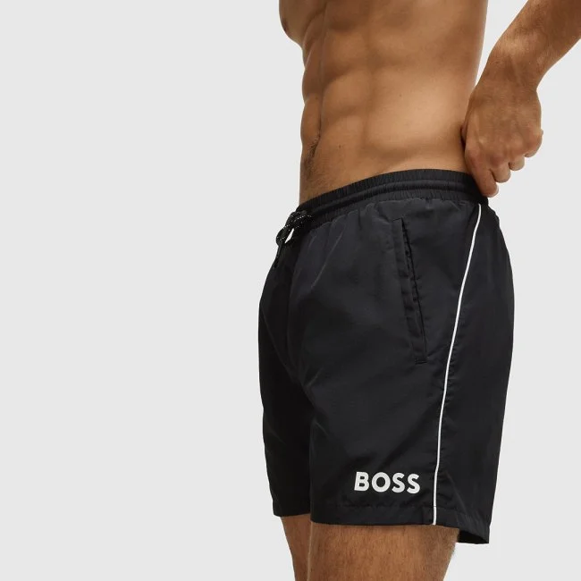 Bañador Boss Negro Hombre