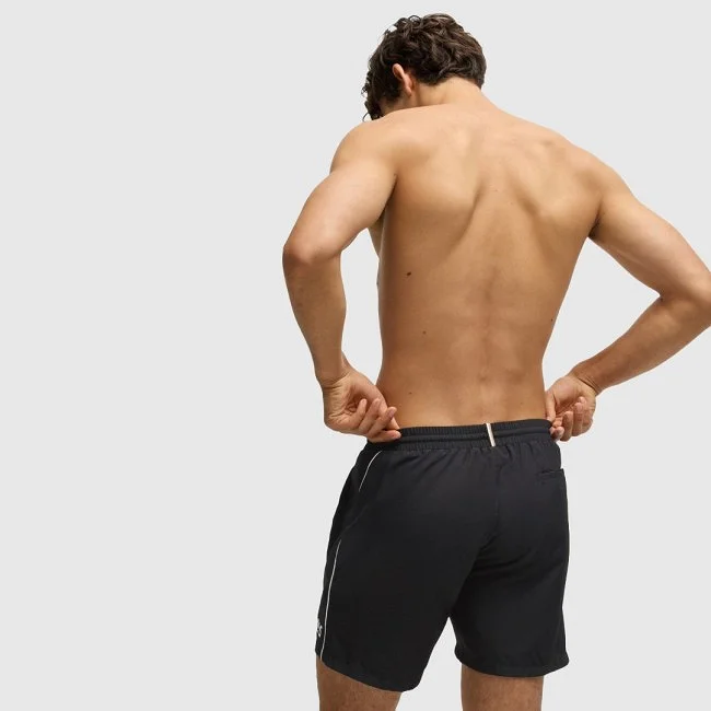 Bañador Boss Negro Hombre