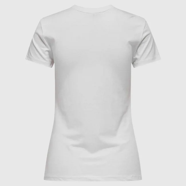 Camiseta ONLY Blanca Mujer