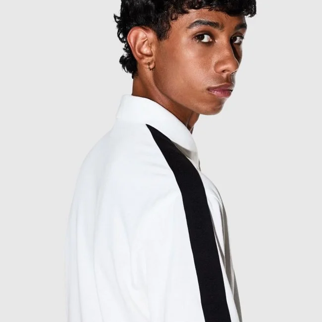 Polo Armani Exchange Blanco y Negro...