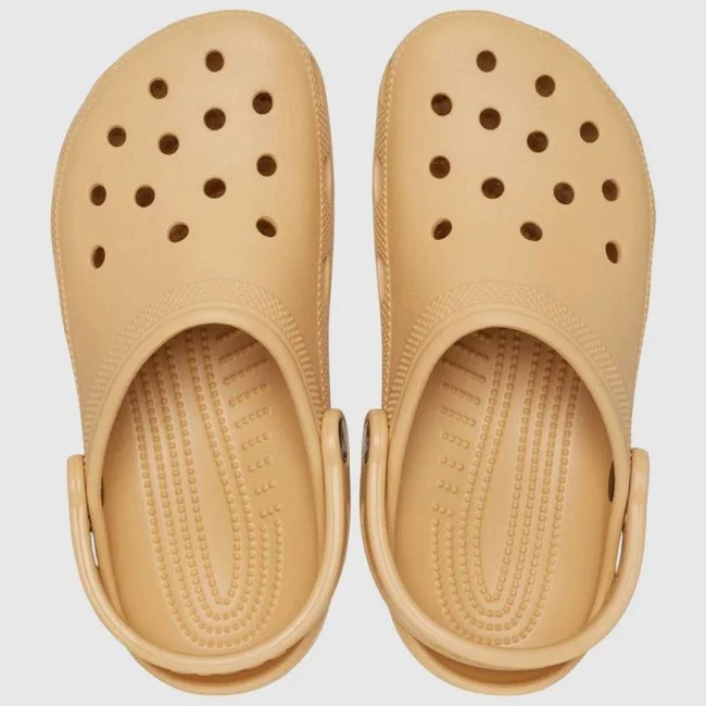 Chanclas Crocs Beige