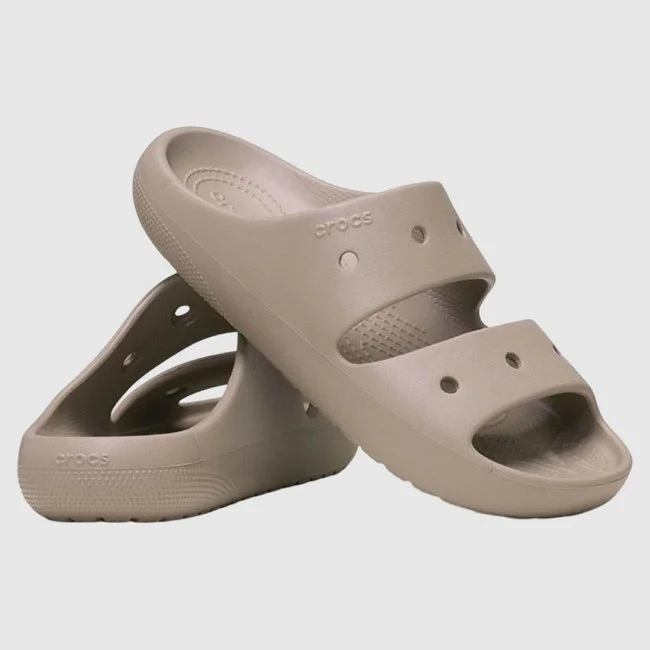 Chanclas Crocs Beige