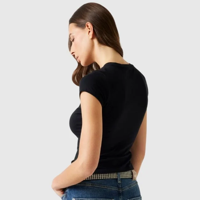 Camiseta Guess Negra Mujer