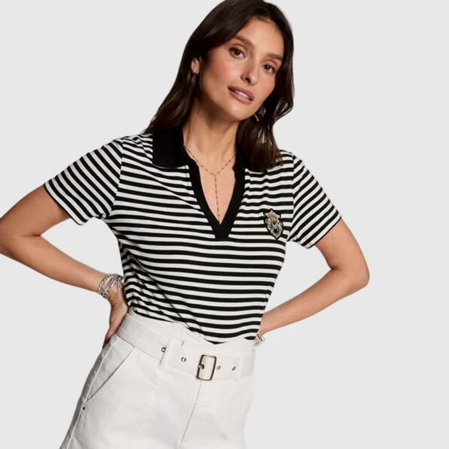 Camiseta Morgan Rayas Mujer