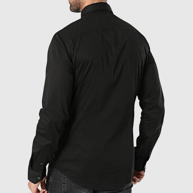 Camisa Armani Exchange Negra Hombre