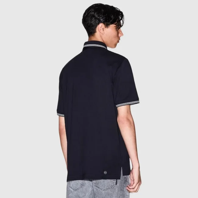 Polo Armani Exchange Azul Marino Hombre