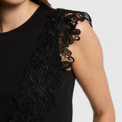 Camiseta Morgan Negra Mujer 2