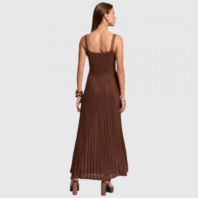 Vestido Morgan Marrón Mujer 2