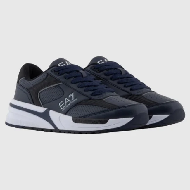 Zapatillas Armani Azules y Negras Hombre