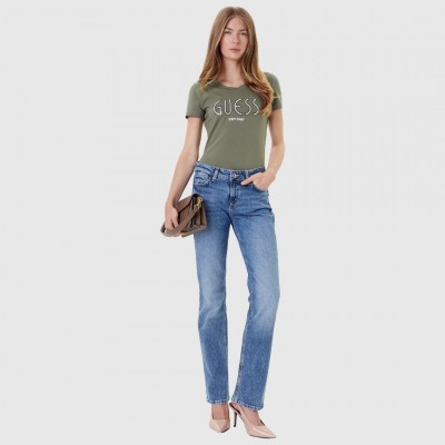 Camiseta Guess Verde Mujer 2